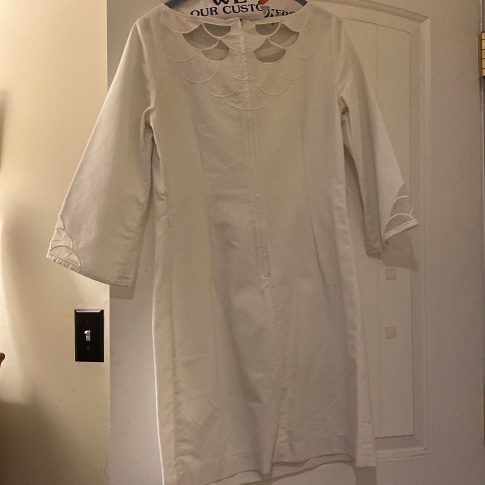 Gorgeous Lilly Pulitzer white dress excellent condition size 4 - Picture 6 of 12